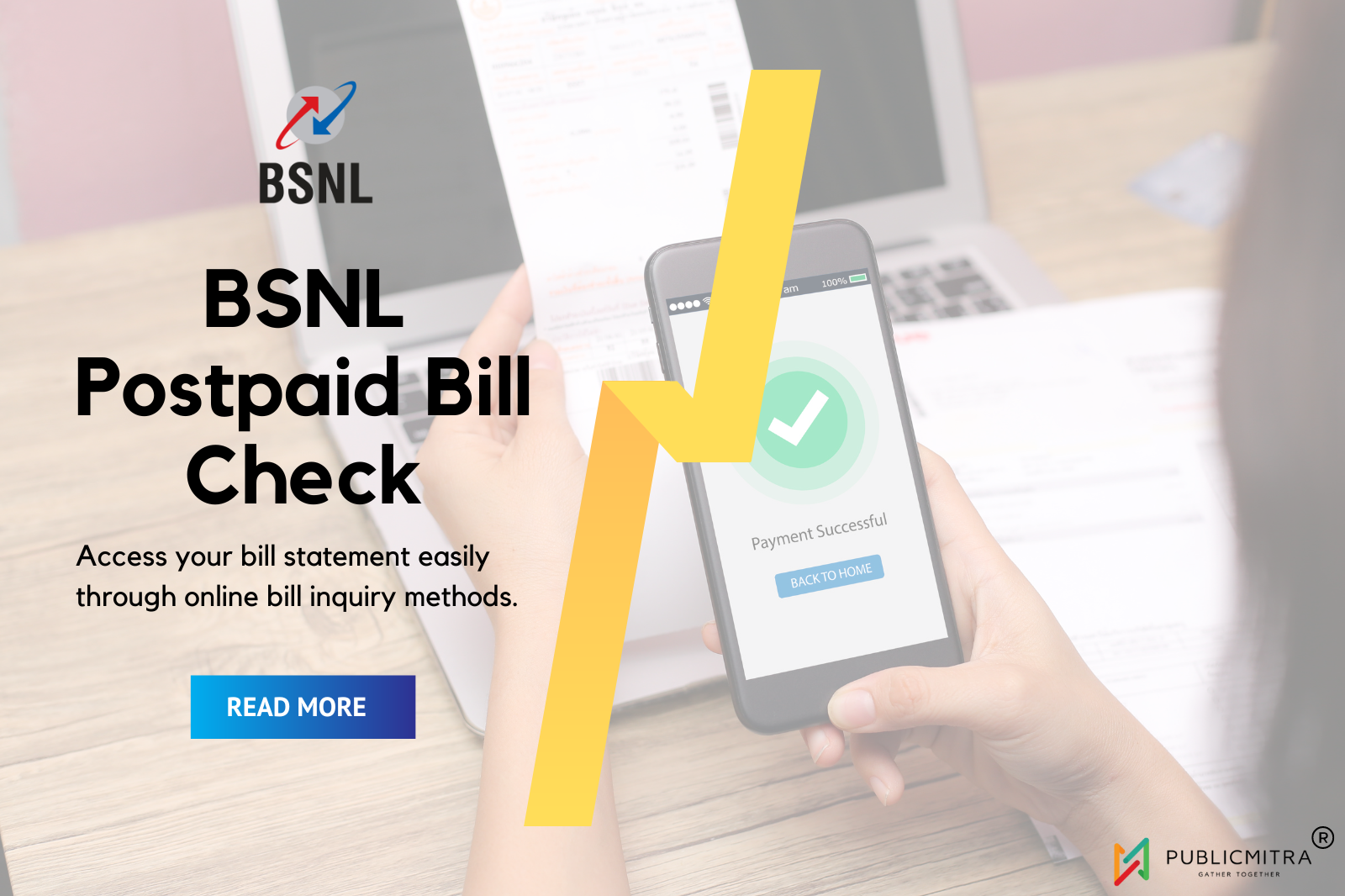 BSNL Postpaid Bill Check