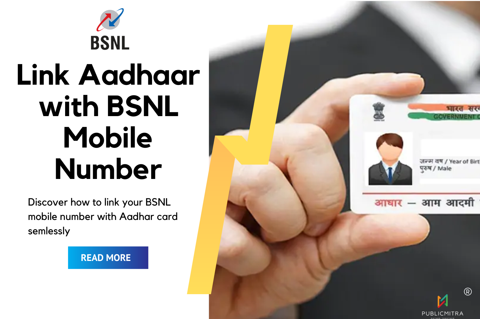 Link Aadhaar with BSNL Mobile Number