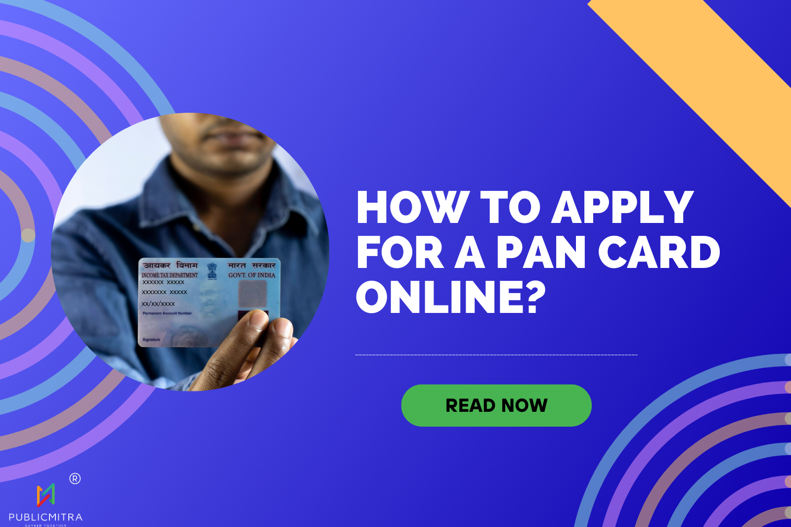 Apply PAN Card Online