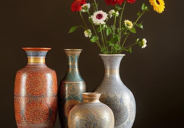 bidri-artwork-vases